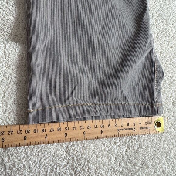 Meyer Jeans Mens Sz 35 / 31 Tan cotton blend Diego pin striped Modern Fit chino - Picture 8 of 14